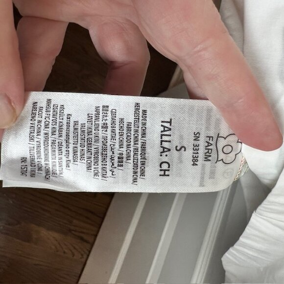 NWT FARM Rio Papaya Salad Scarf Mini Dress - Picture 4 of 8